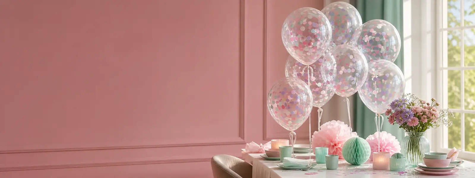 Konfetti Ballons bei Playflip