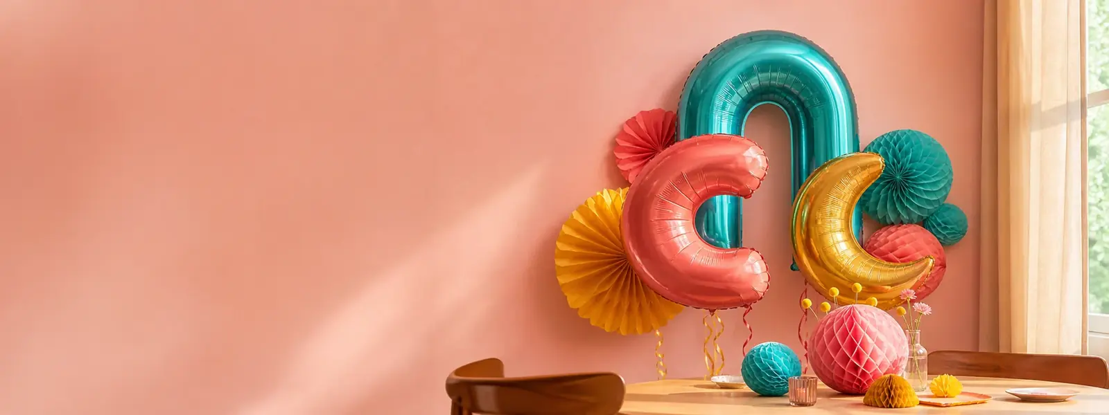 Schriftzug Ballons bei Playflip