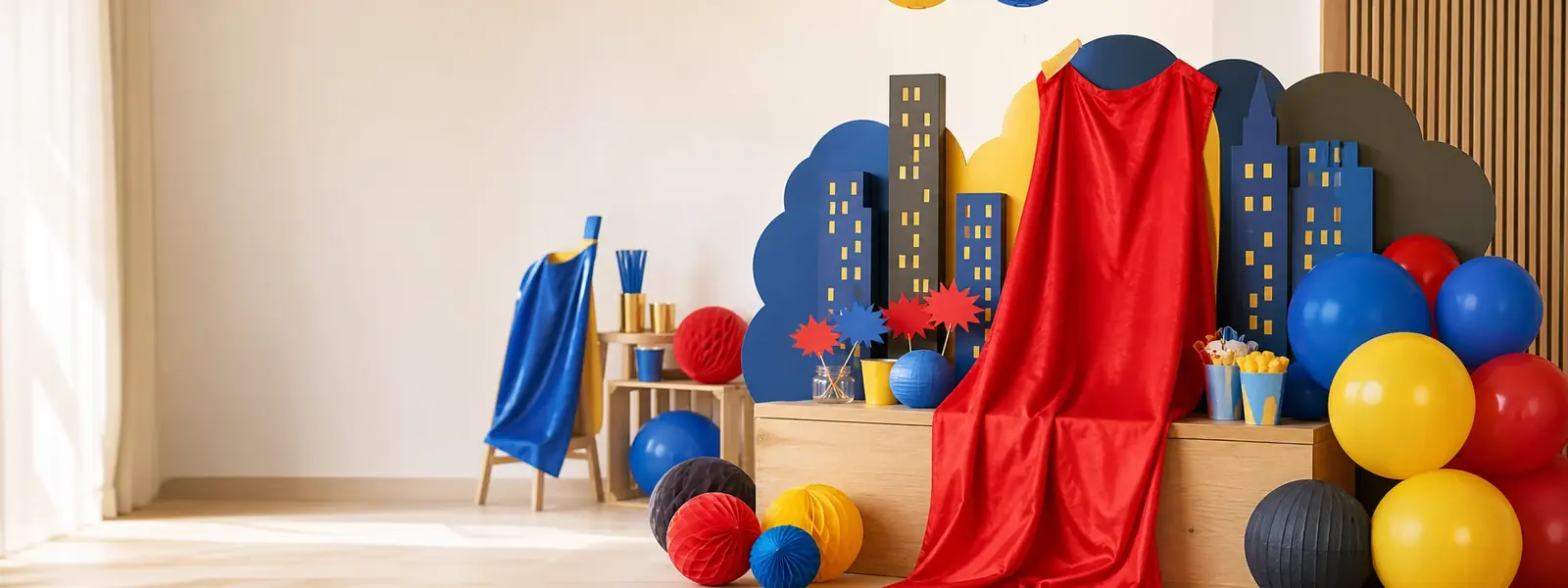 Superhelden Party bei Playflip