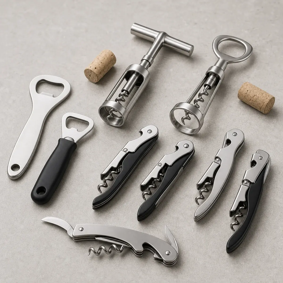 Flaschenöffner und Kellnermesser für Service und Bar
