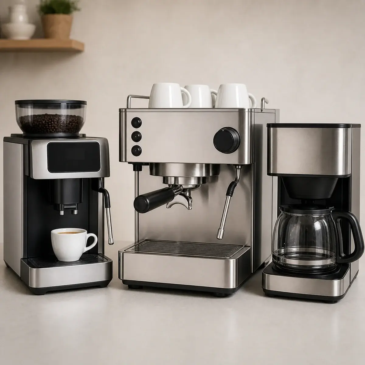 Kaffeemaschinen und Kaffeezubehör für Gastronomie