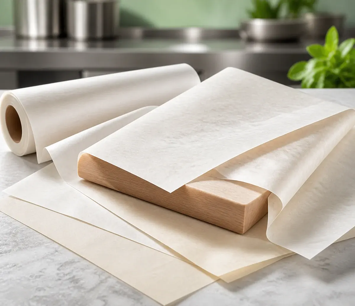 Butterbrotpapier und Einschlagpapier