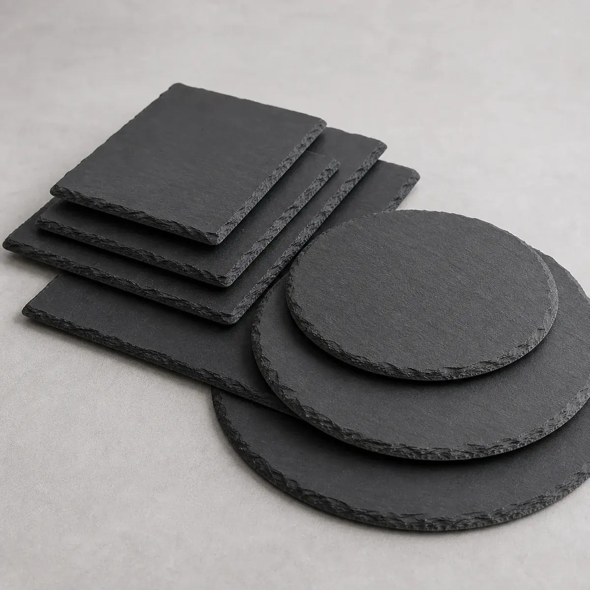 Naturschieferplatten für Tisch und Buffet