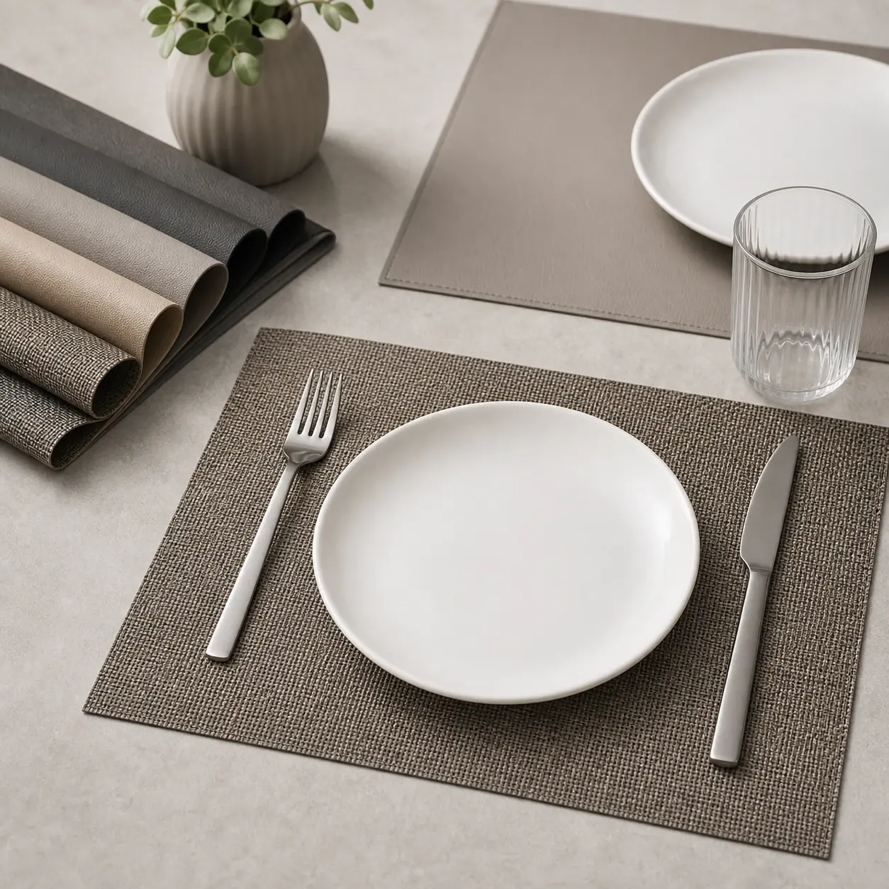 Tischsets für Gastronomie und gedeckte Tische