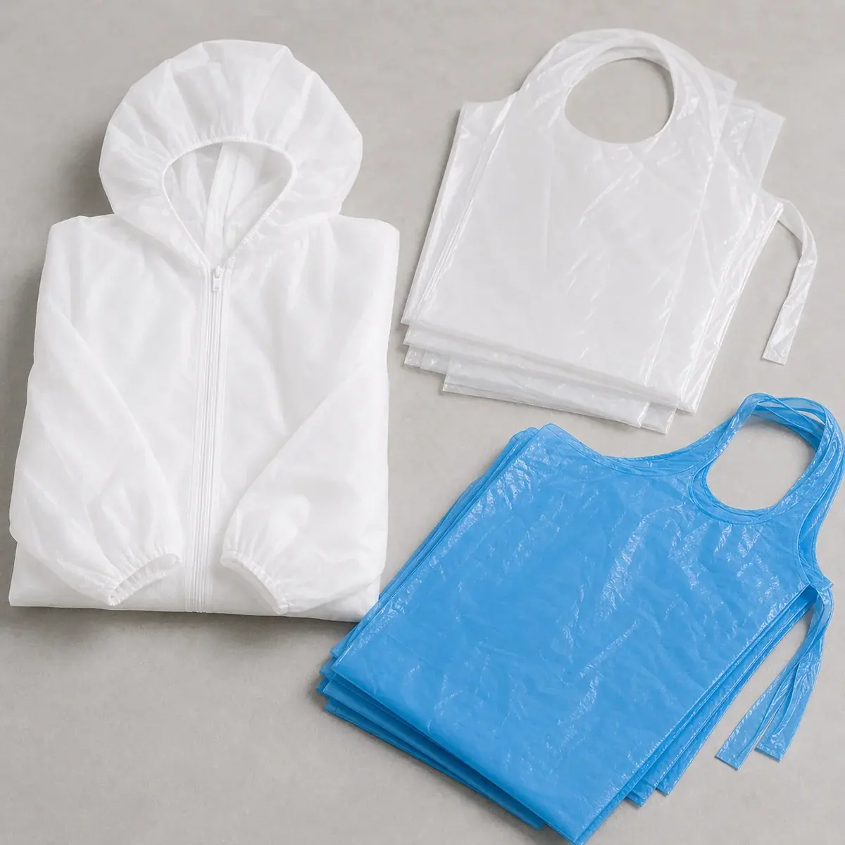 Einwegschürzen und Overalls für Hygiene und Arbeitsschutz