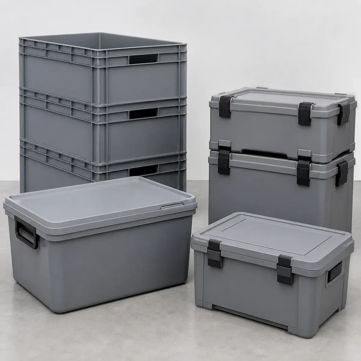 Transportbehälter und Stapelboxen für Gastronomie
