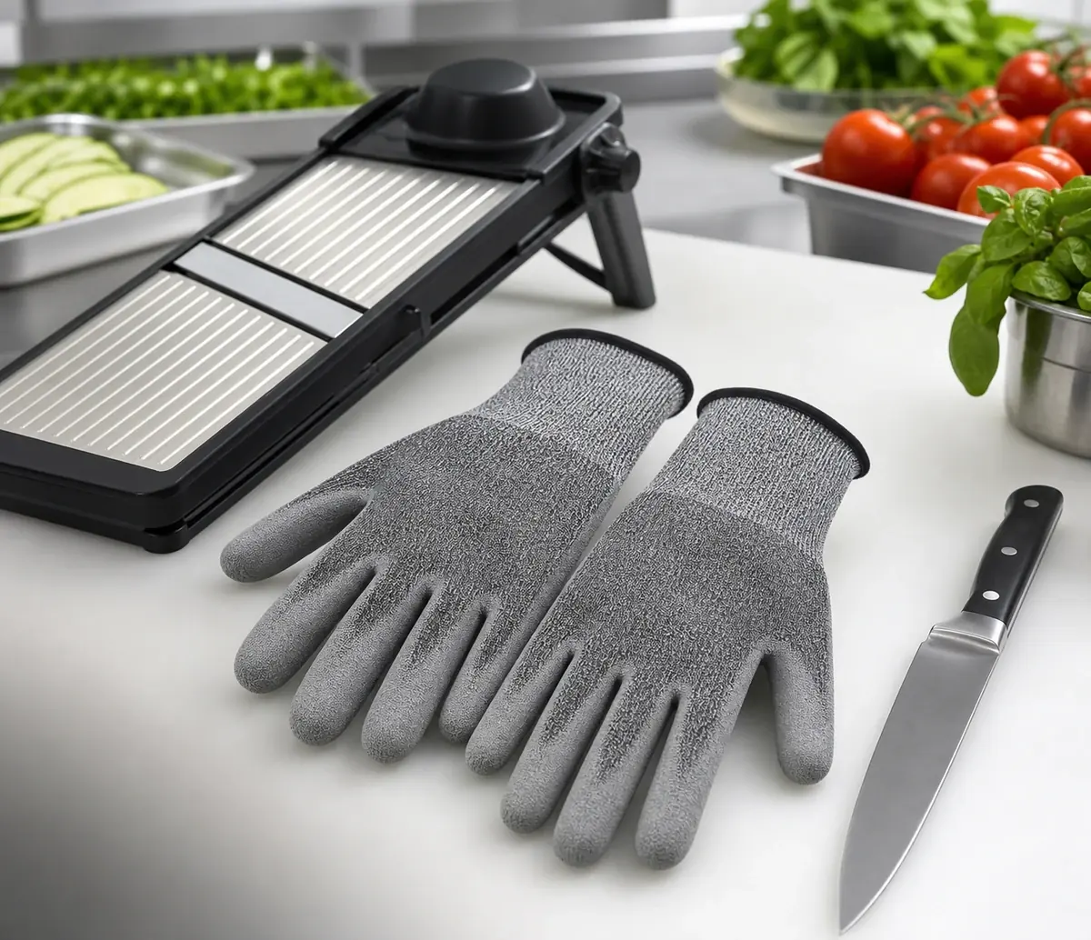 Schnittschutzhandschuhe für Küchenarbeit