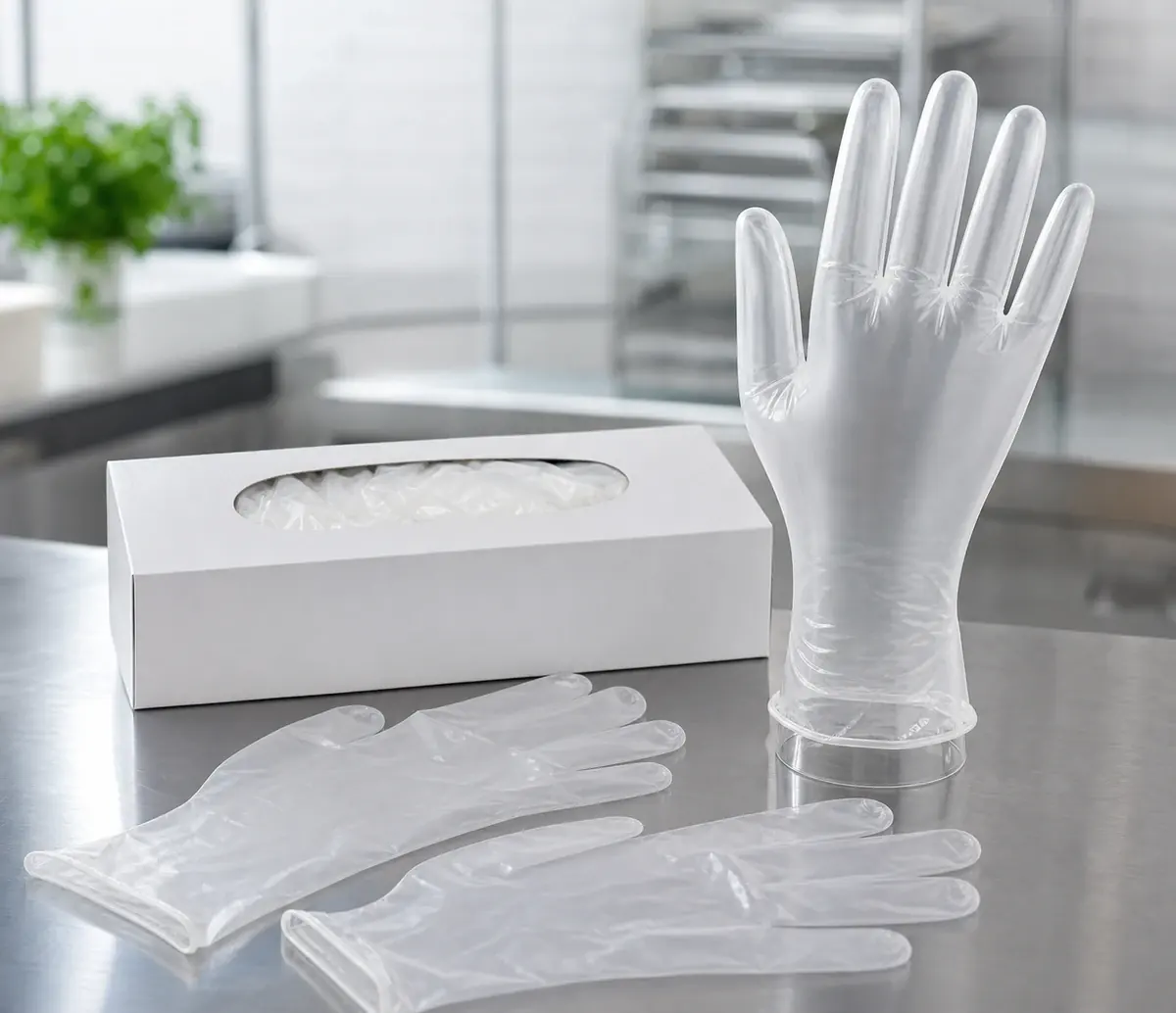 Vinyl-Einmalhandschuhe