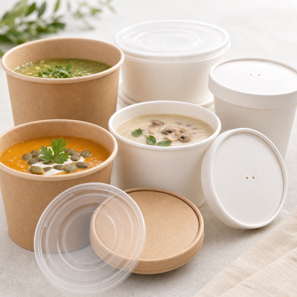 Suppenbecher als Gastro-Nahaufnahme bei Playflip